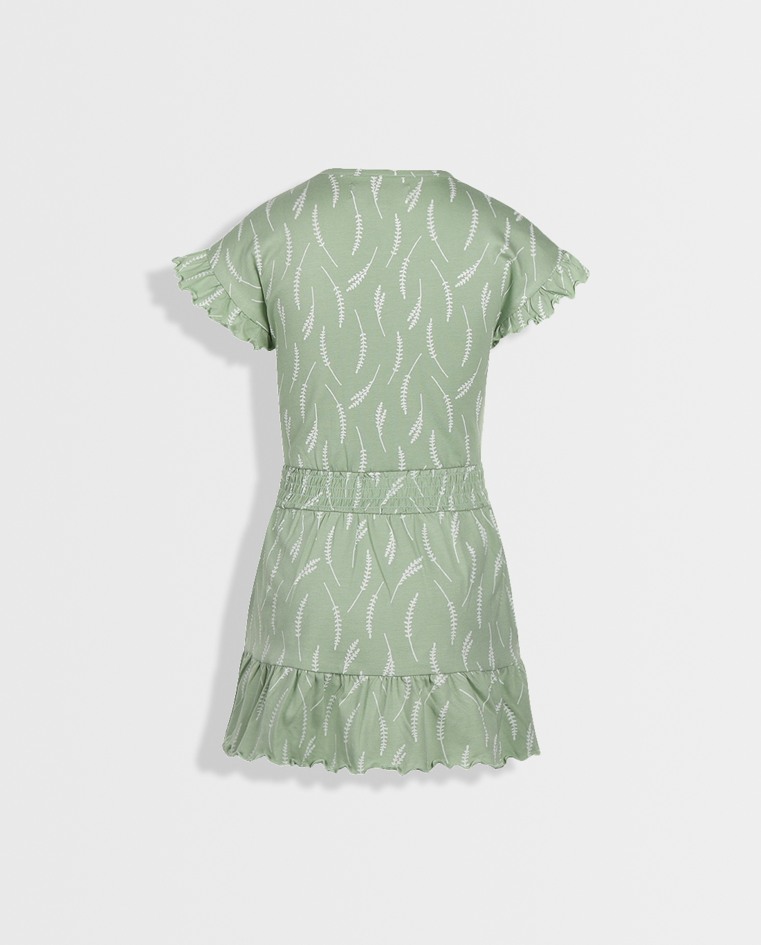 Celadon Green | Dievčenské šaty s krátkym rukávom