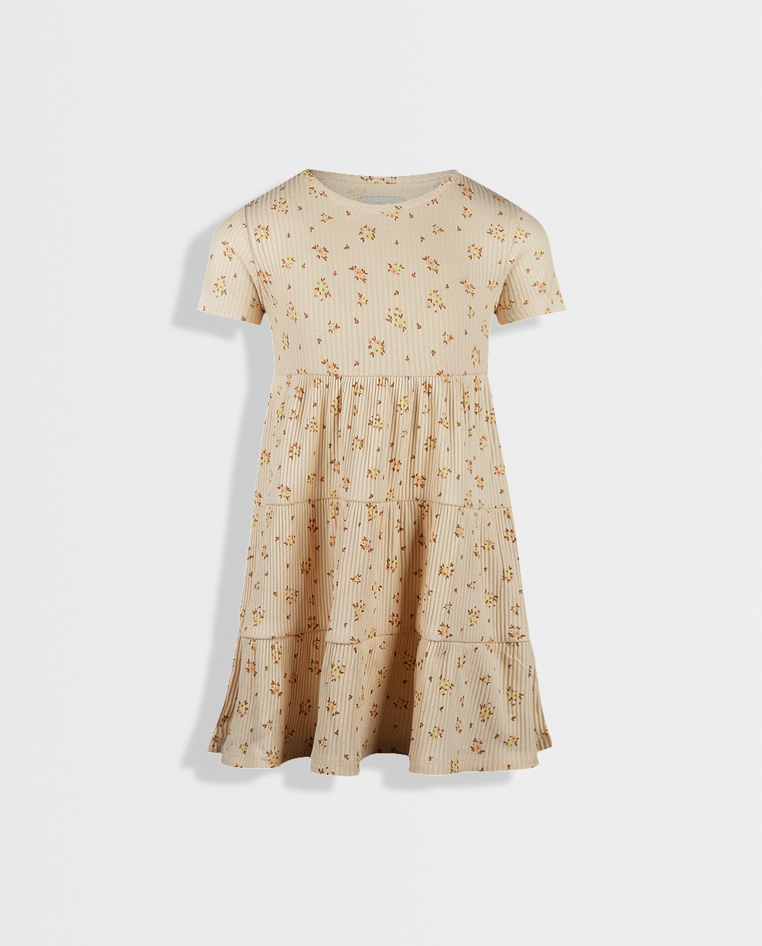 Golden Field | Dievčenské šaty s krátkym rukávom