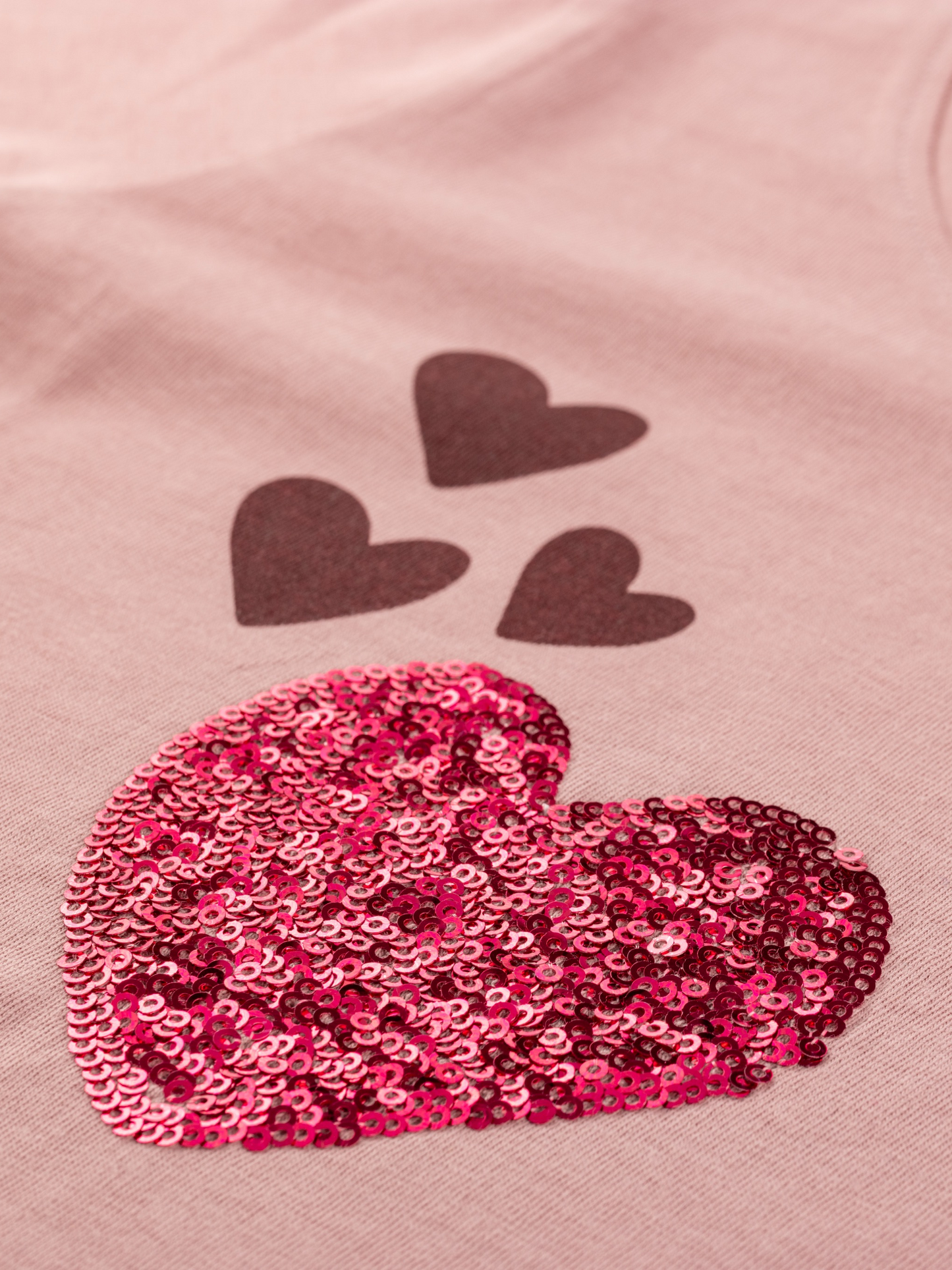 Shiny Hearts | Dievčenská tunika s dlhým rukávom