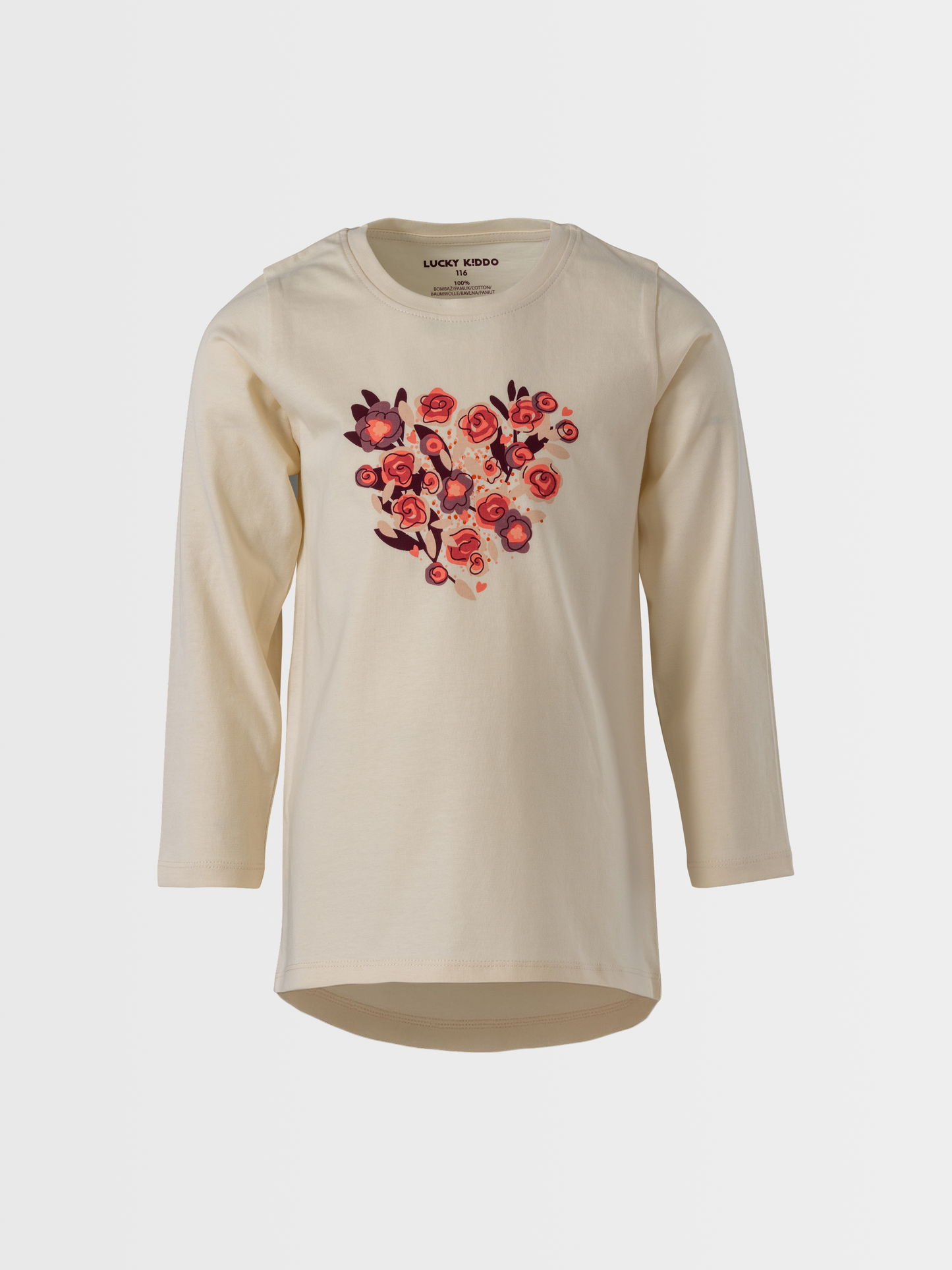 Autumn Heart | Dievčenská tunika s dlhým rukávom