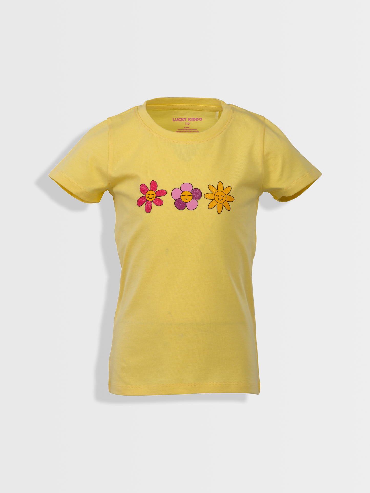 Yellow Flowers | Dievčenské tričko s krátkym rukávom