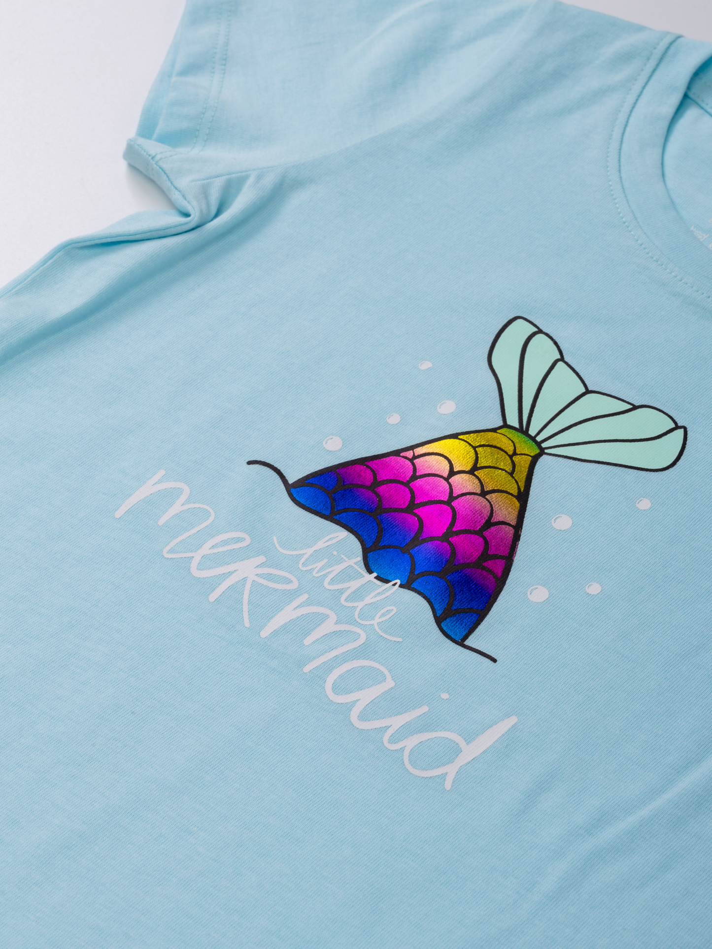 Mermaid Light Blue | Dievčenské tričko s krátkym rukávom