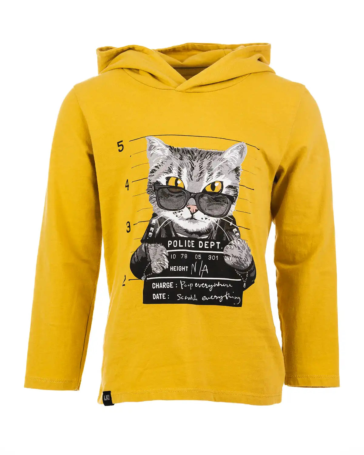 Bad Cat | Chlapčenské tričko s kapucňou