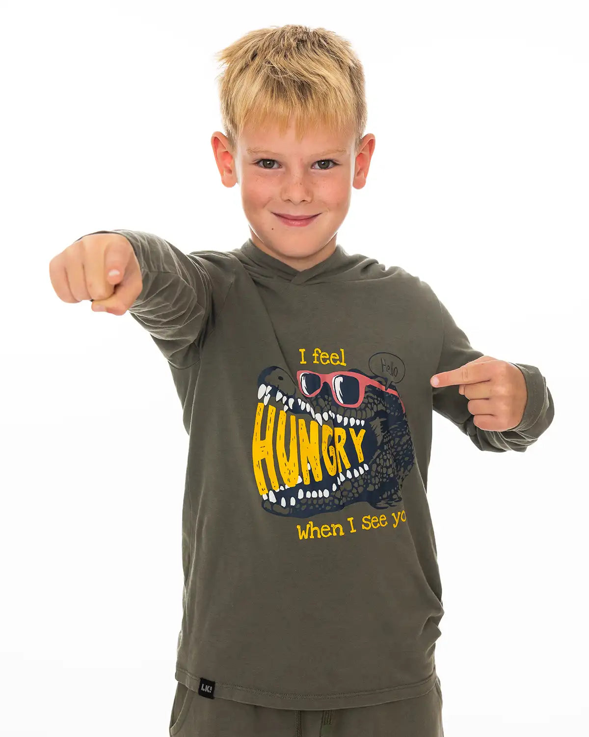 Hungry | Chlapčenské tričko s kapucňou