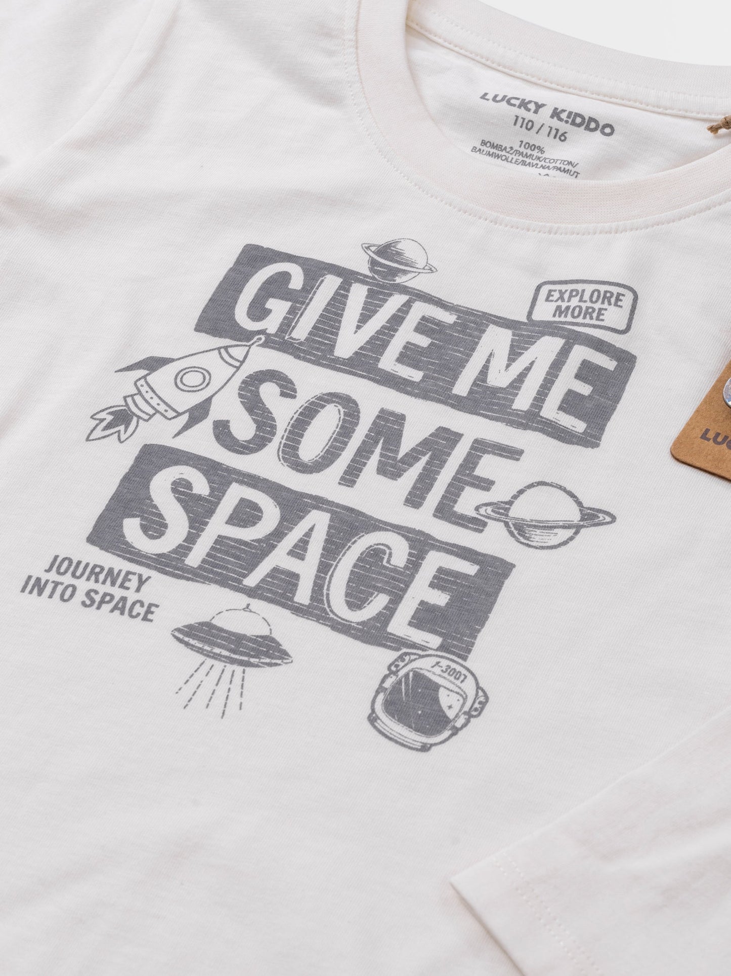 Give me space | Chlapčenské tričko s dlhým rukávom