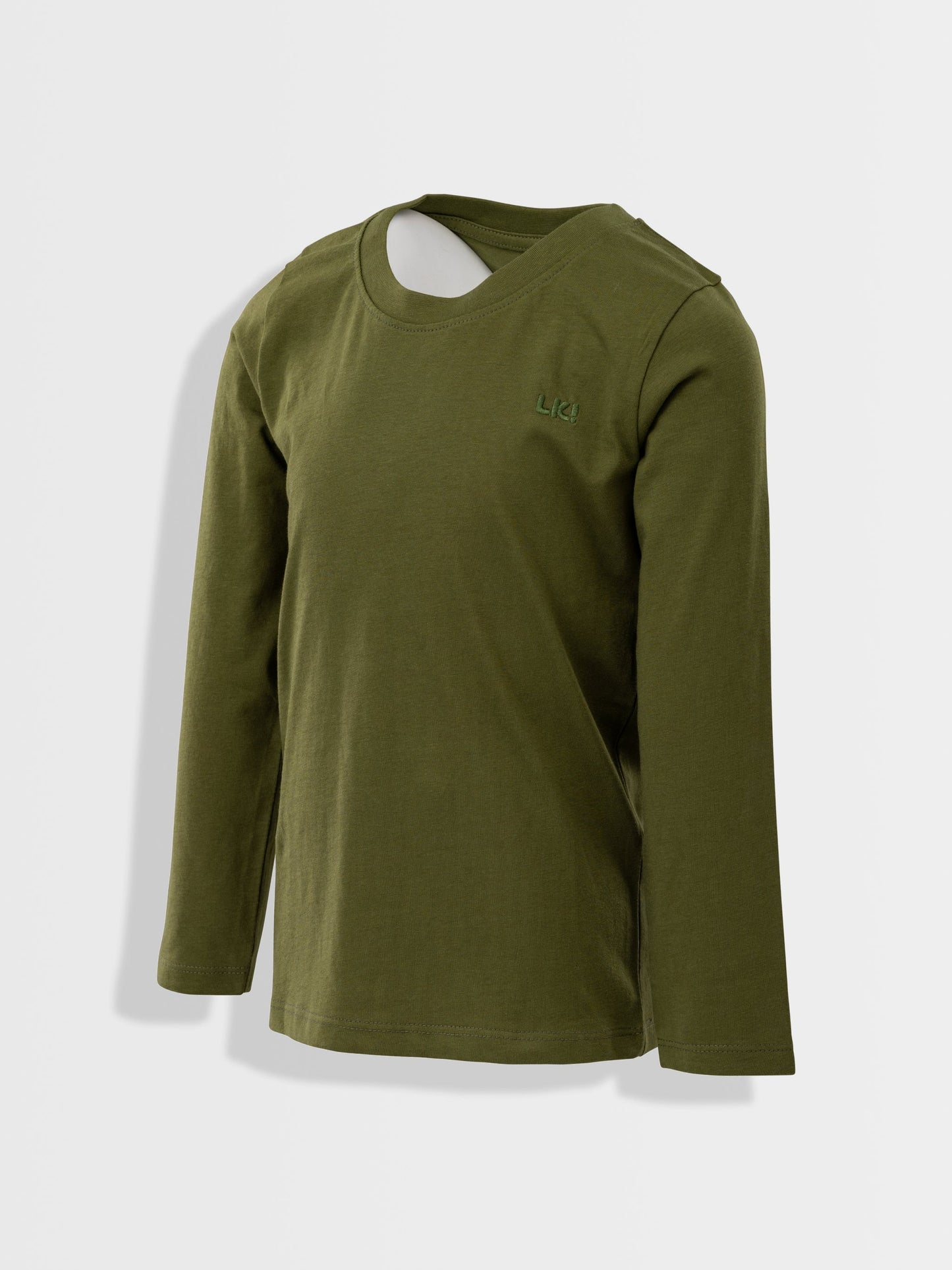 Dark Green LK | Chlapčenské tričko s dlhým rukávom