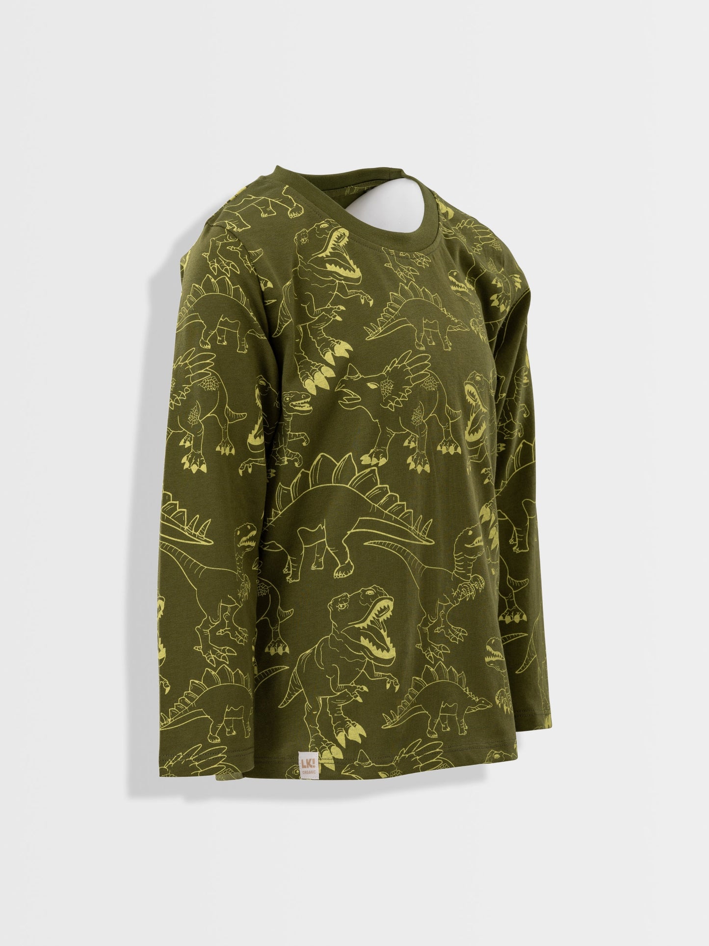 Dark Green | Chlapčenské tričko s dlhými rukávmi