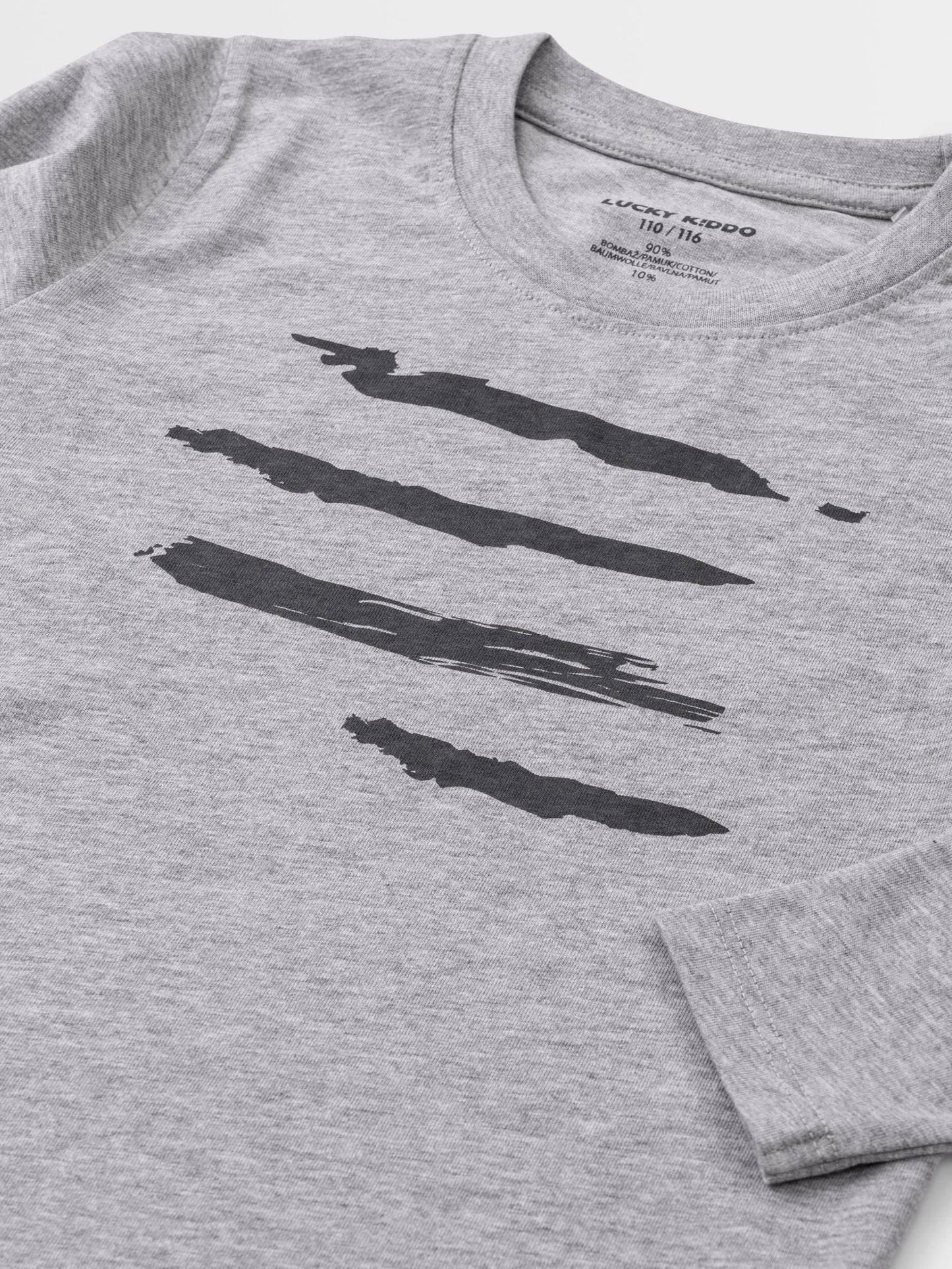 Grey Claw Scratch | Chlapčenské tričko s dlhým rukávom