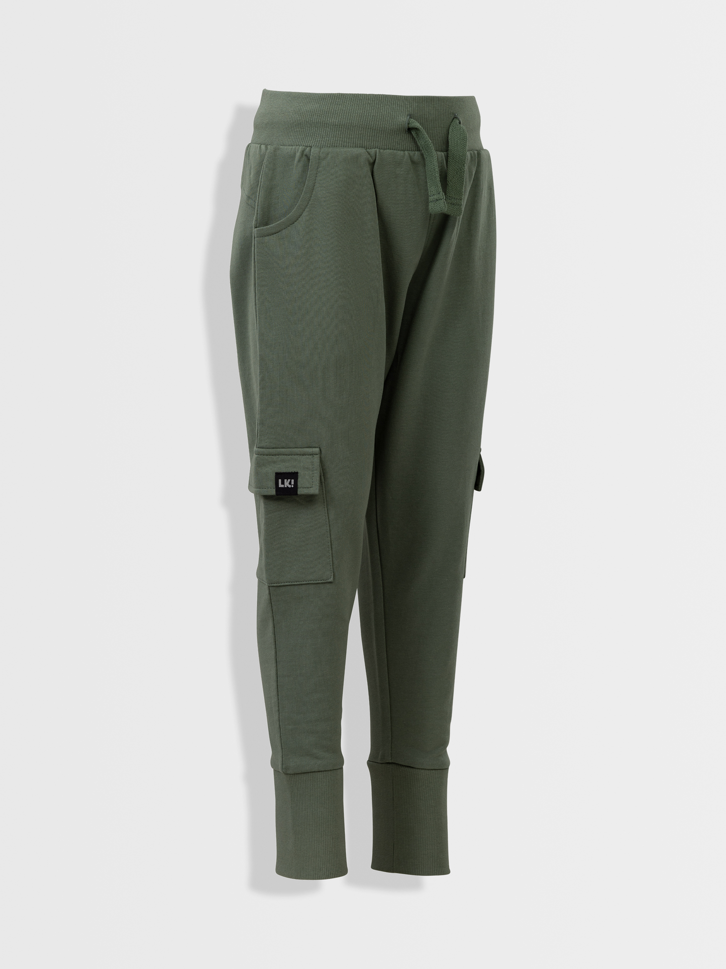 Dusty green | Chlapčenské cargo tepláky