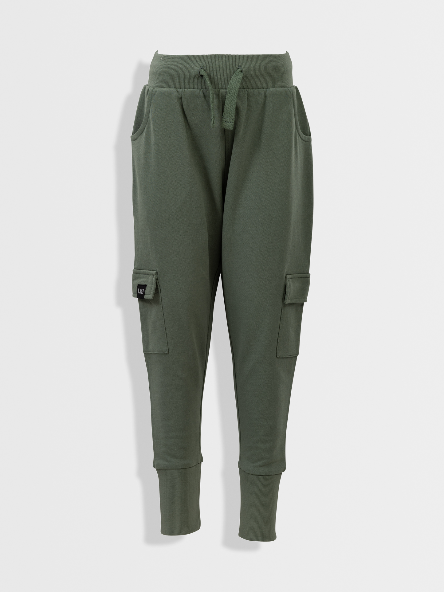 Dusty green | Chlapčenské cargo tepláky