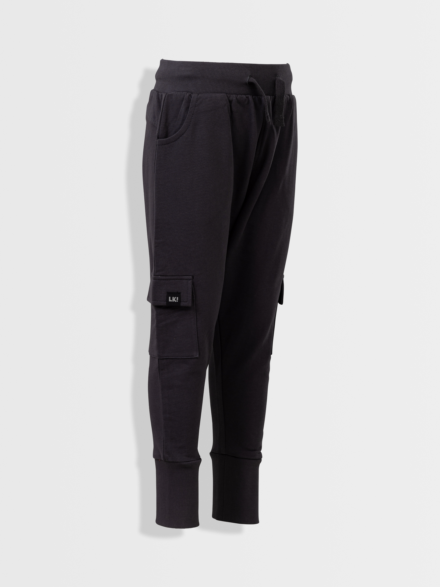Ebony Grey | Chlapčenské cargo tepláky