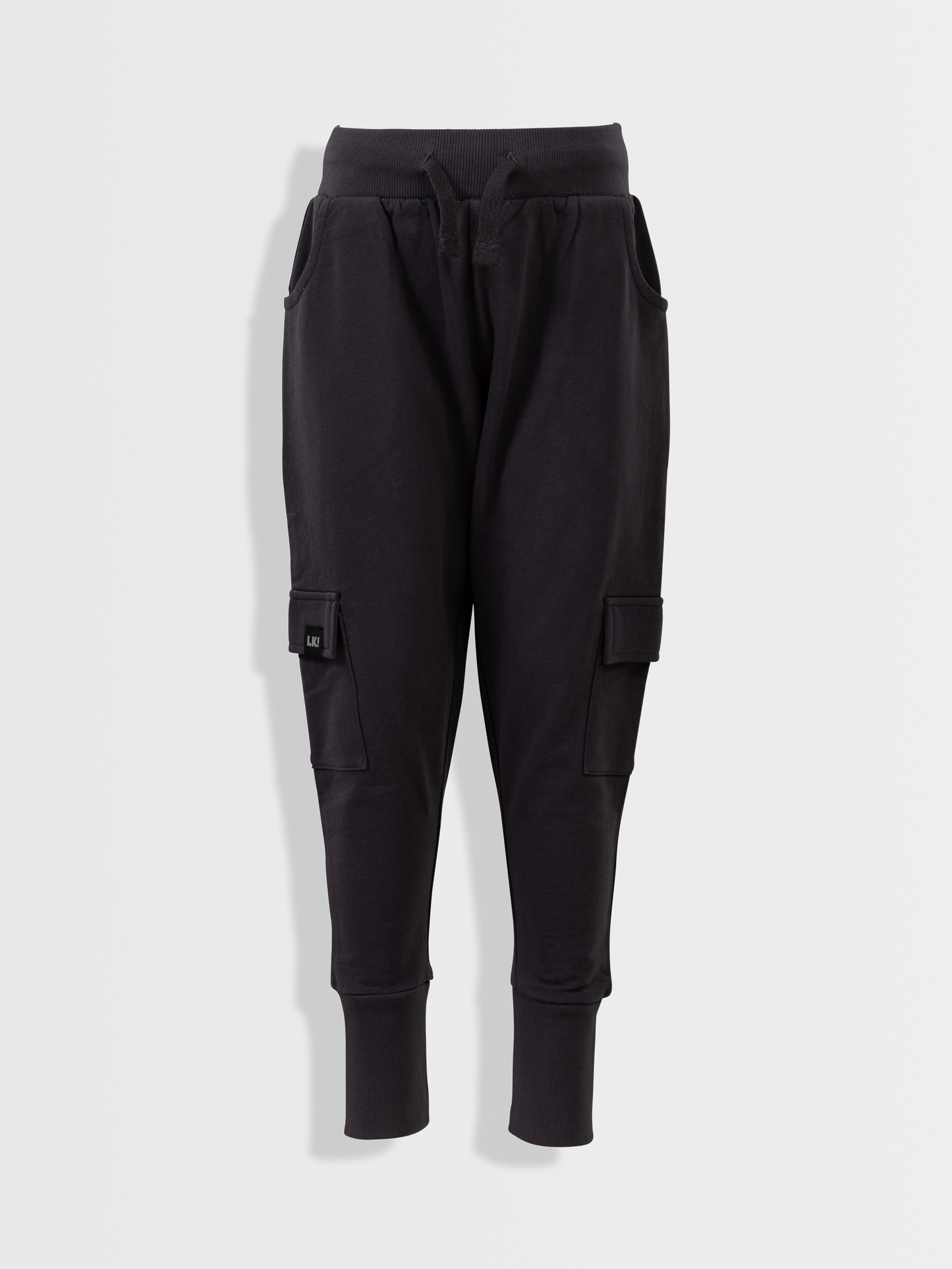 Ebony Grey | Chlapčenské cargo tepláky