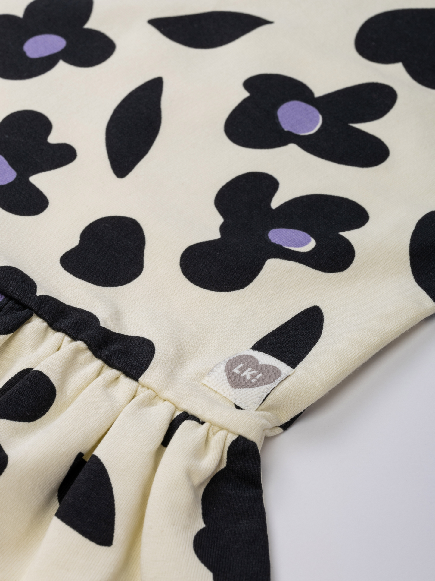 Vanilla Floral | Dievčenské šaty s dlhým rukávom