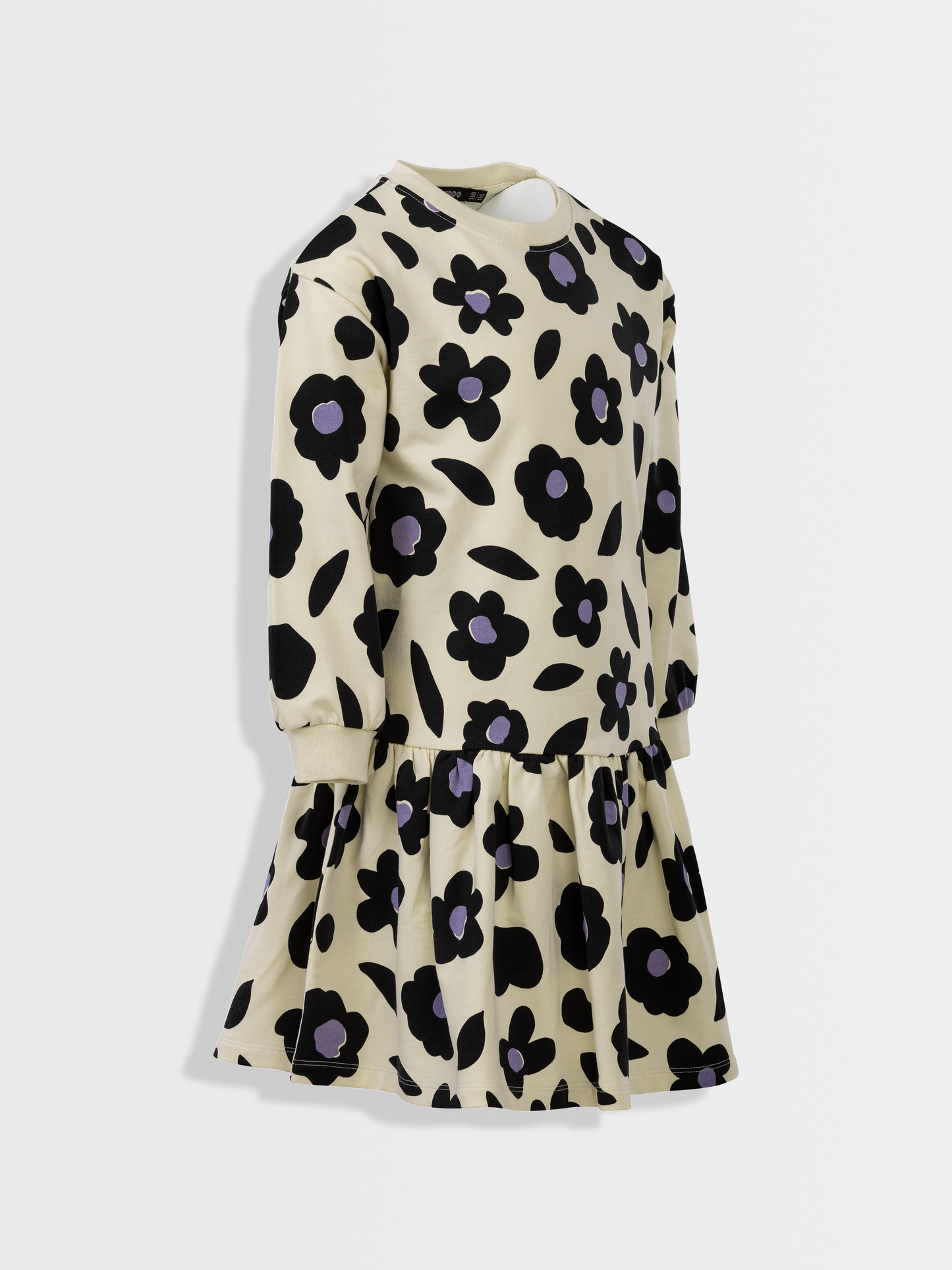 Vanilla Floral | Dievčenské šaty s dlhým rukávom