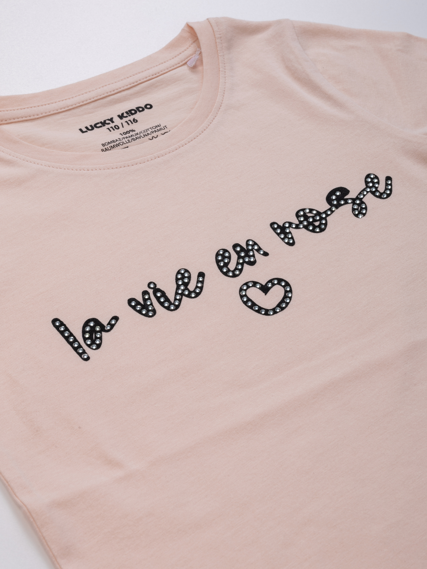 La vie en rose Pearl | Dievčenské tričko s krátkym rukávom