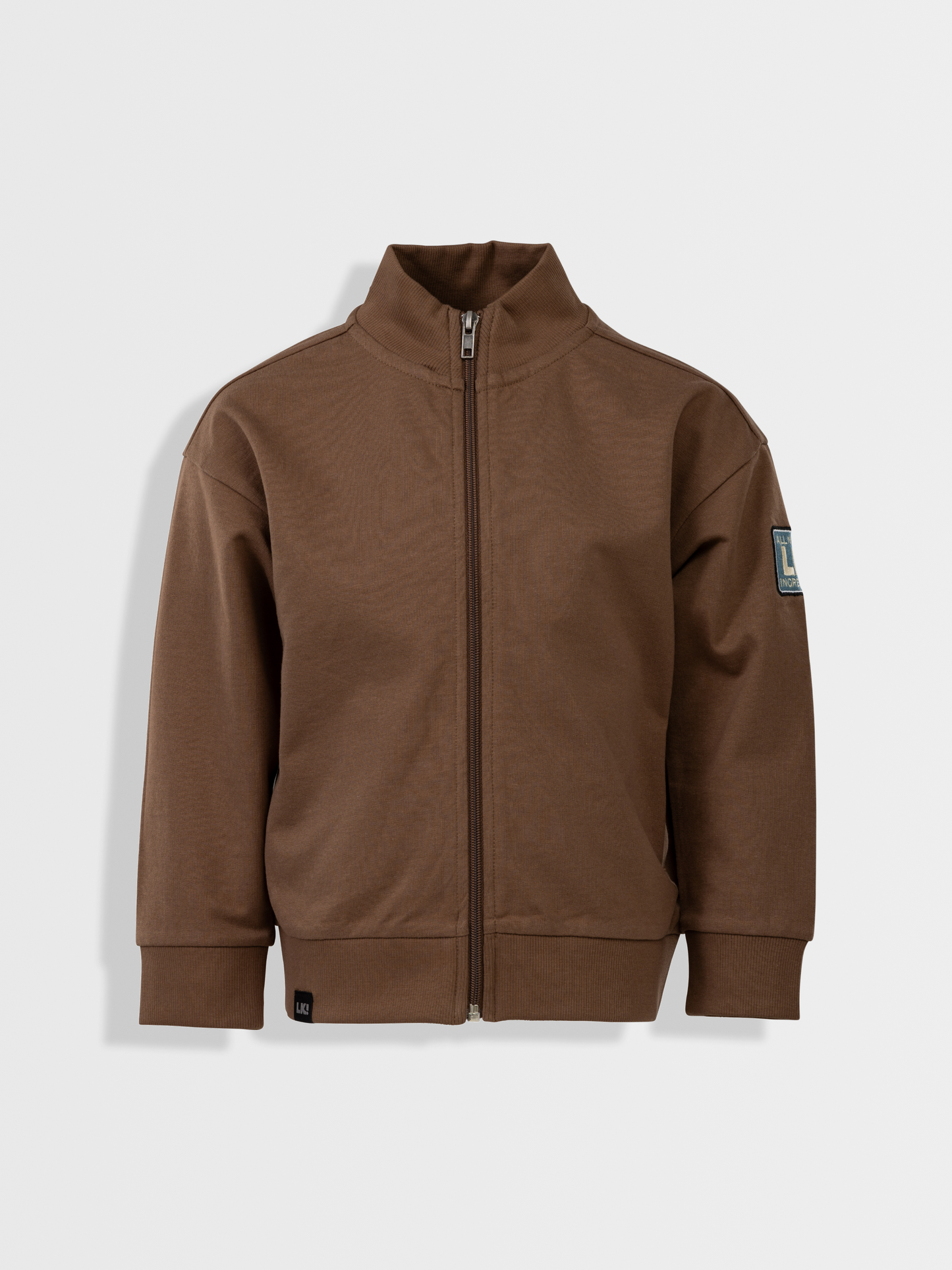 Shitake Brown | Chlapčenská mikina na zips