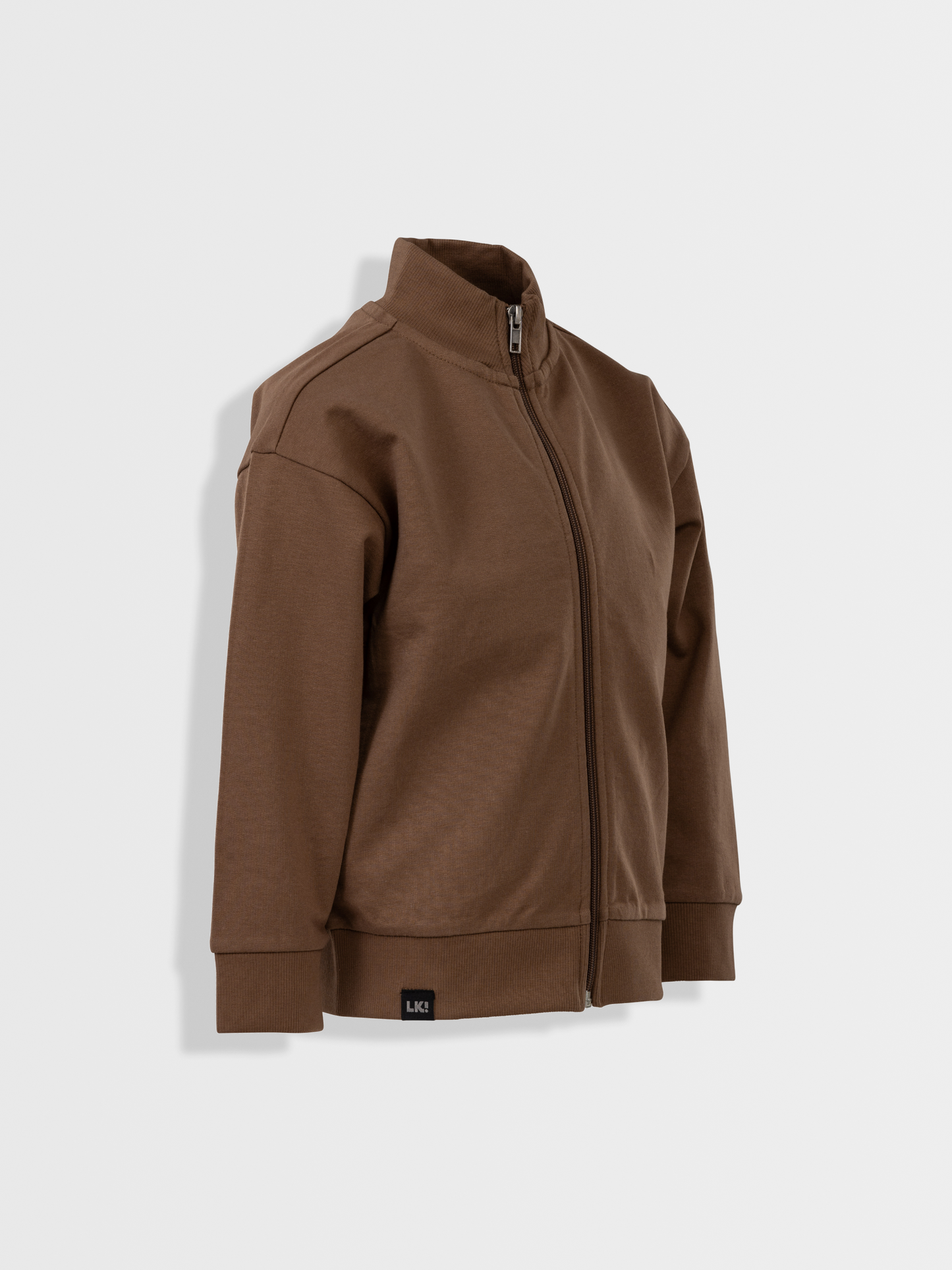 Shitake Brown | Chlapčenská mikina na zips