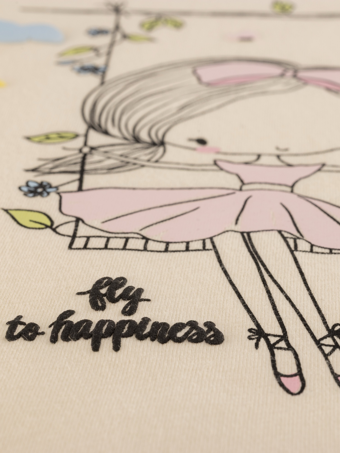 Fly to Happiness | Dievčenská tunika s dlhým rukávom