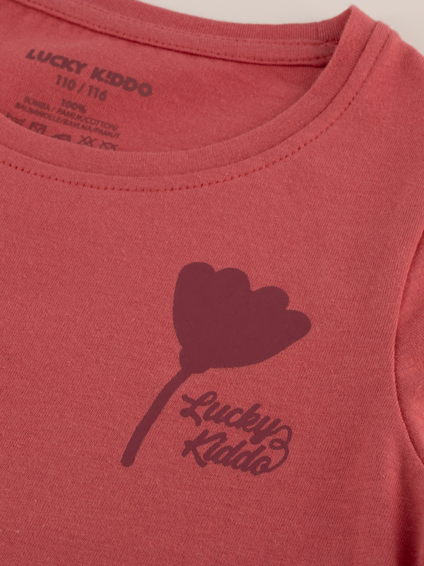 Rose Pink | Dievčenské tričko s dlhým rukávom
