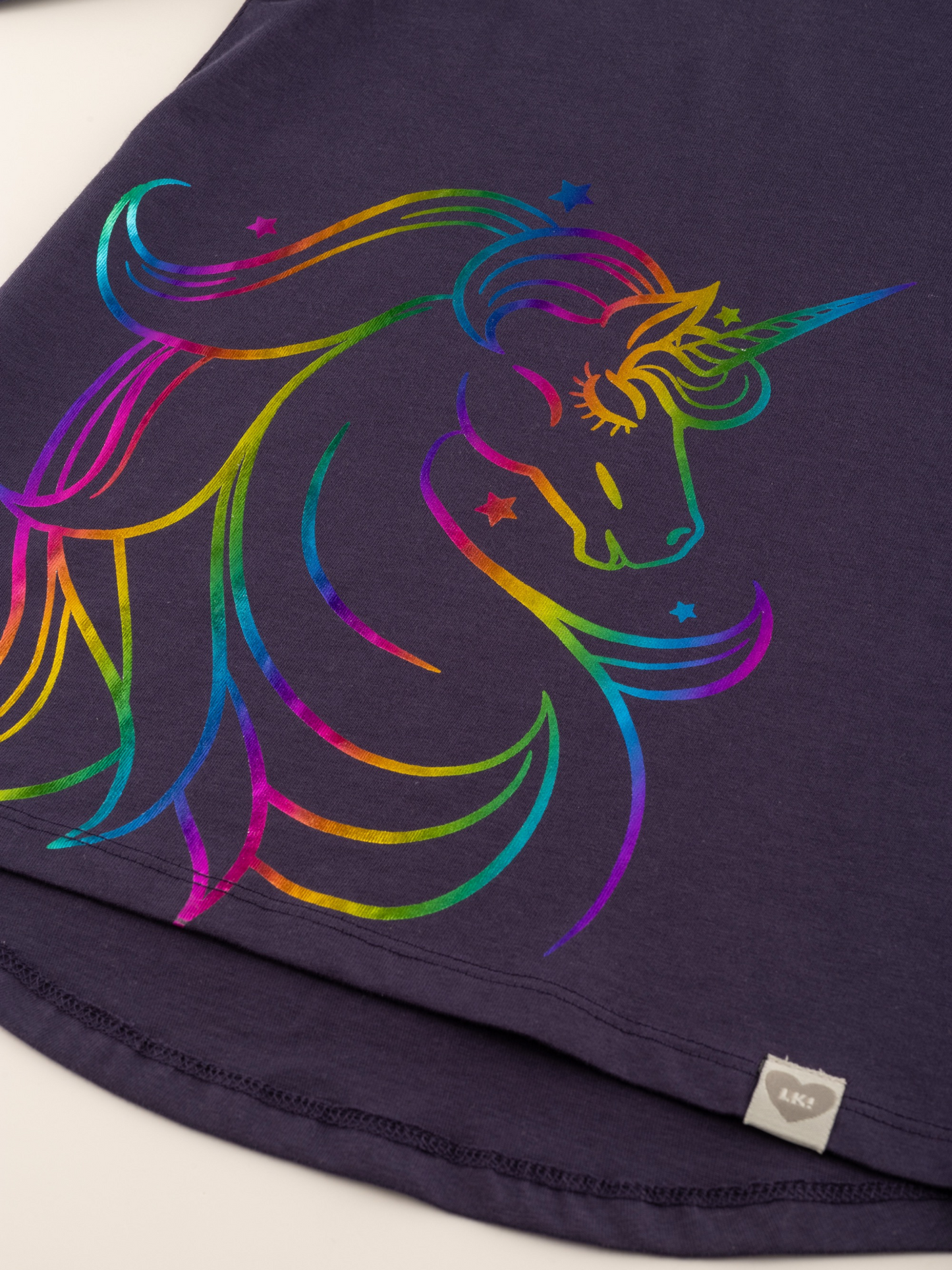Rainbow Unicorn | Dievčenská tunika s dlhým rukávom