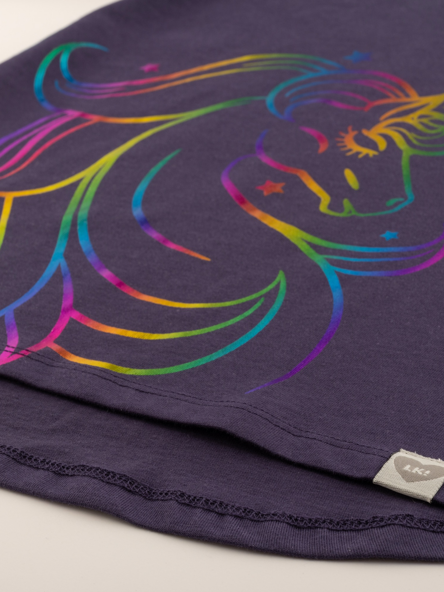 Rainbow Unicorn | Dievčenská tunika s dlhým rukávom