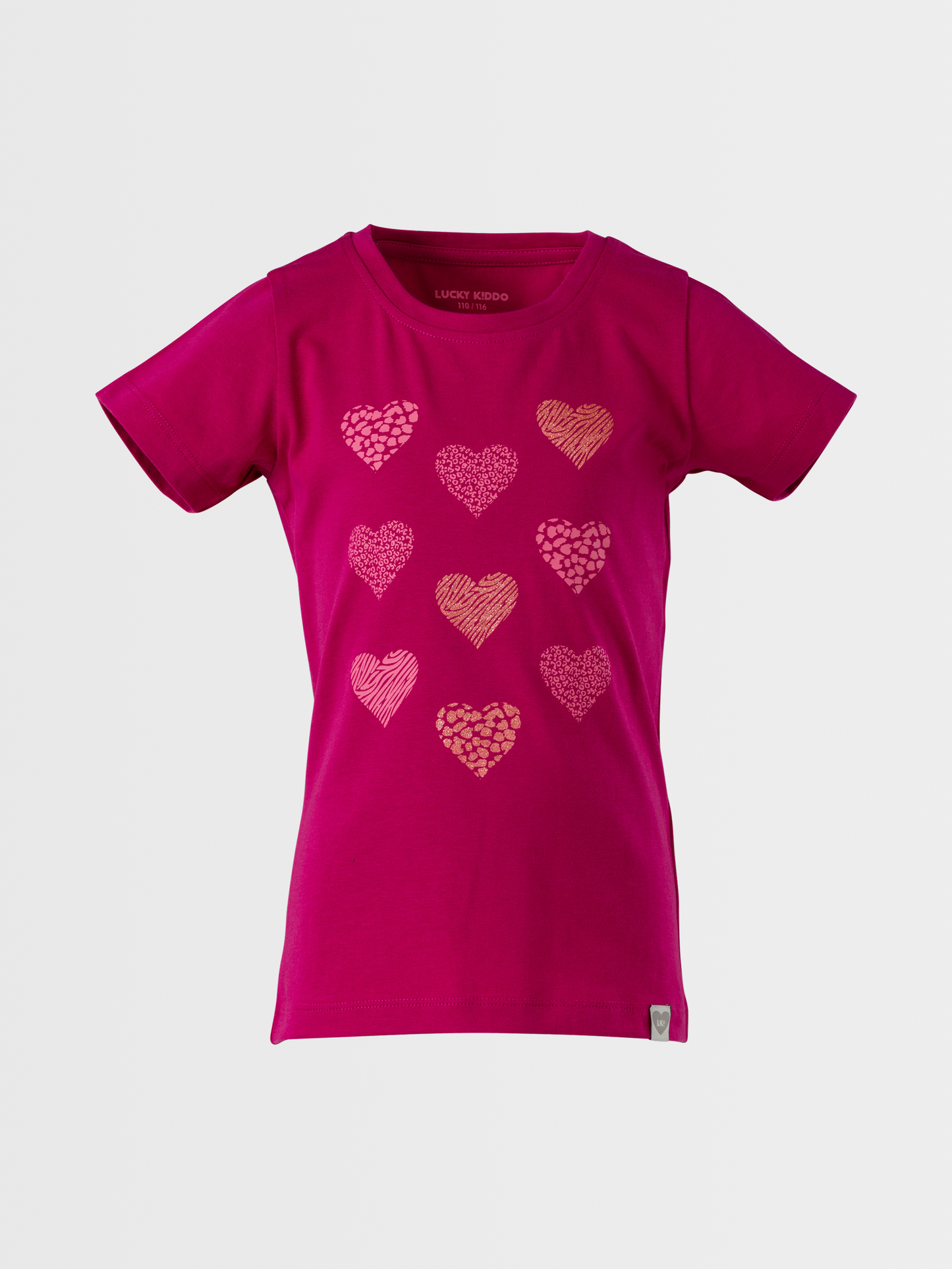 Sparkling Hearts | Dievčenské tričko s krátkym rukávom
