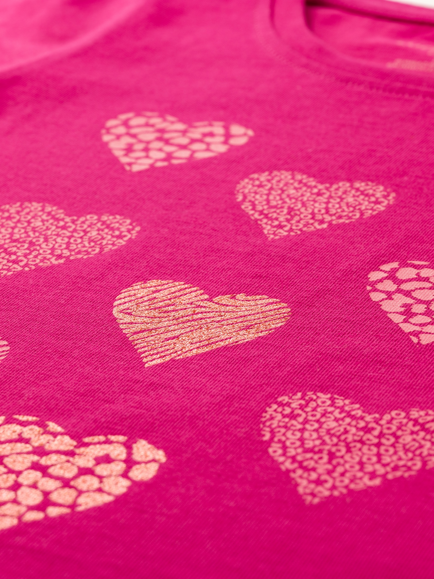 Sparkling Hearts | Dievčenské tričko s krátkym rukávom