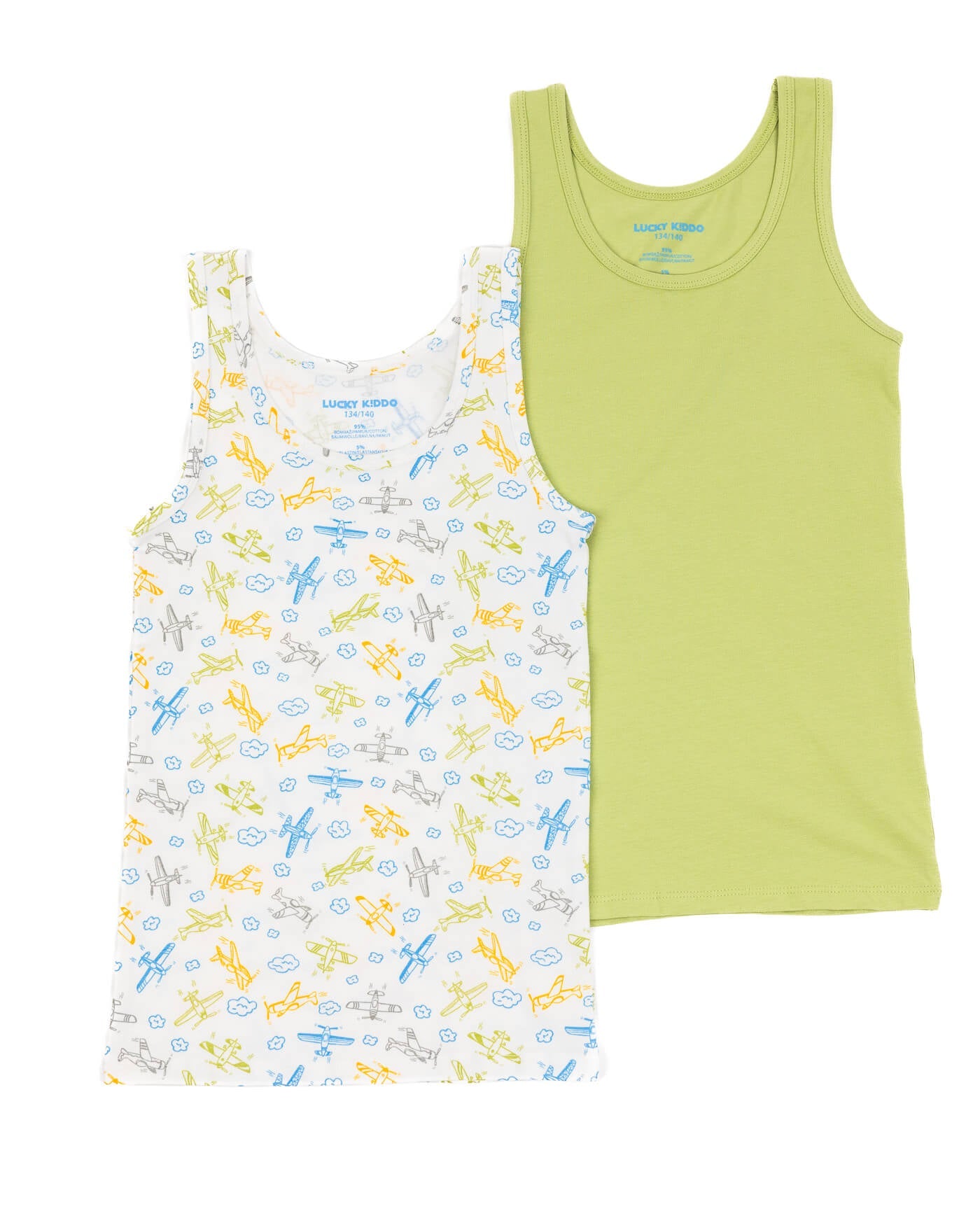 Chlapčenské spodné tričko PLANE 2 kusy