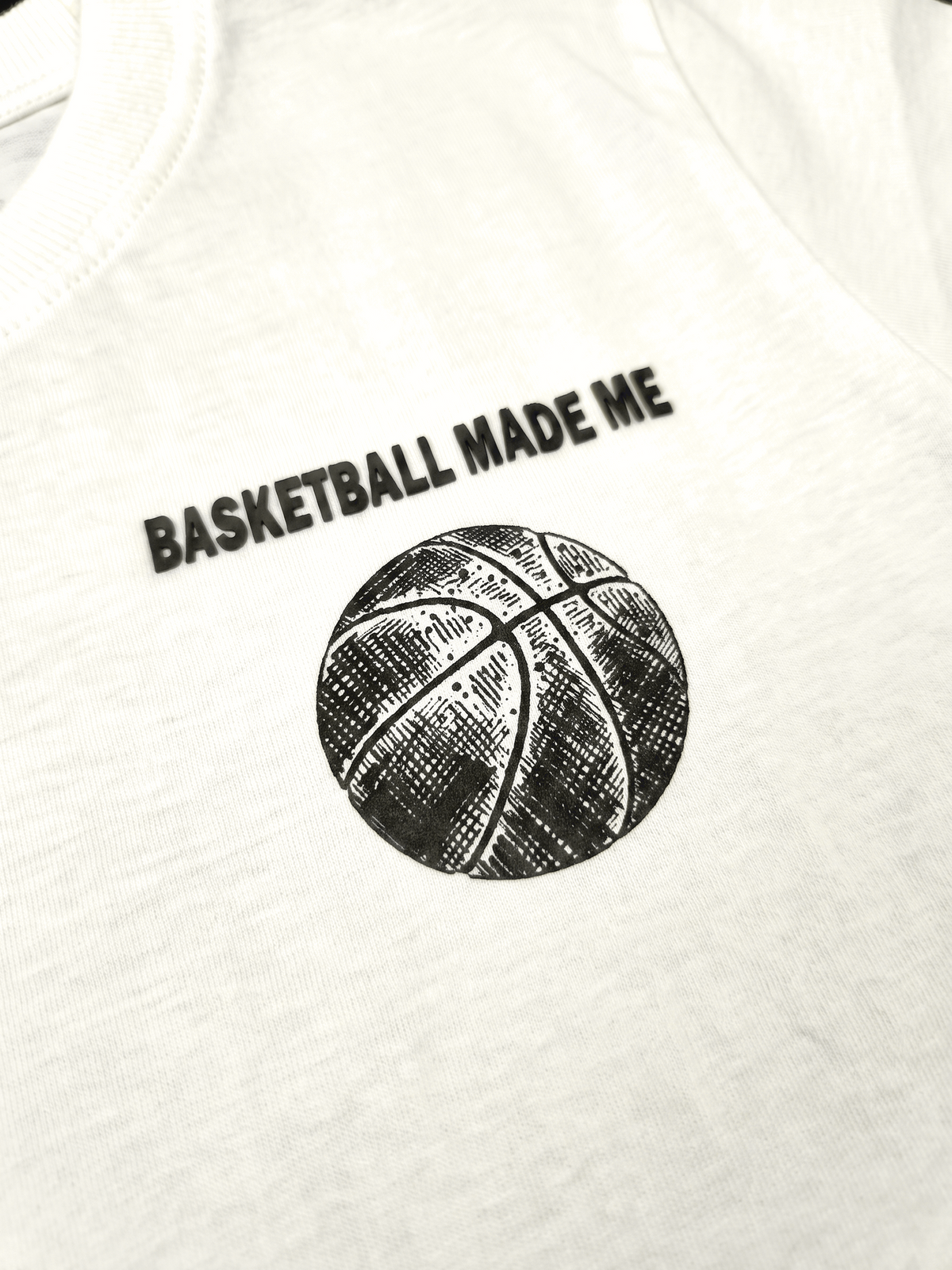 Basketball Made Me | Chlapčenské tričko s krátkym rukávom - voľný strih