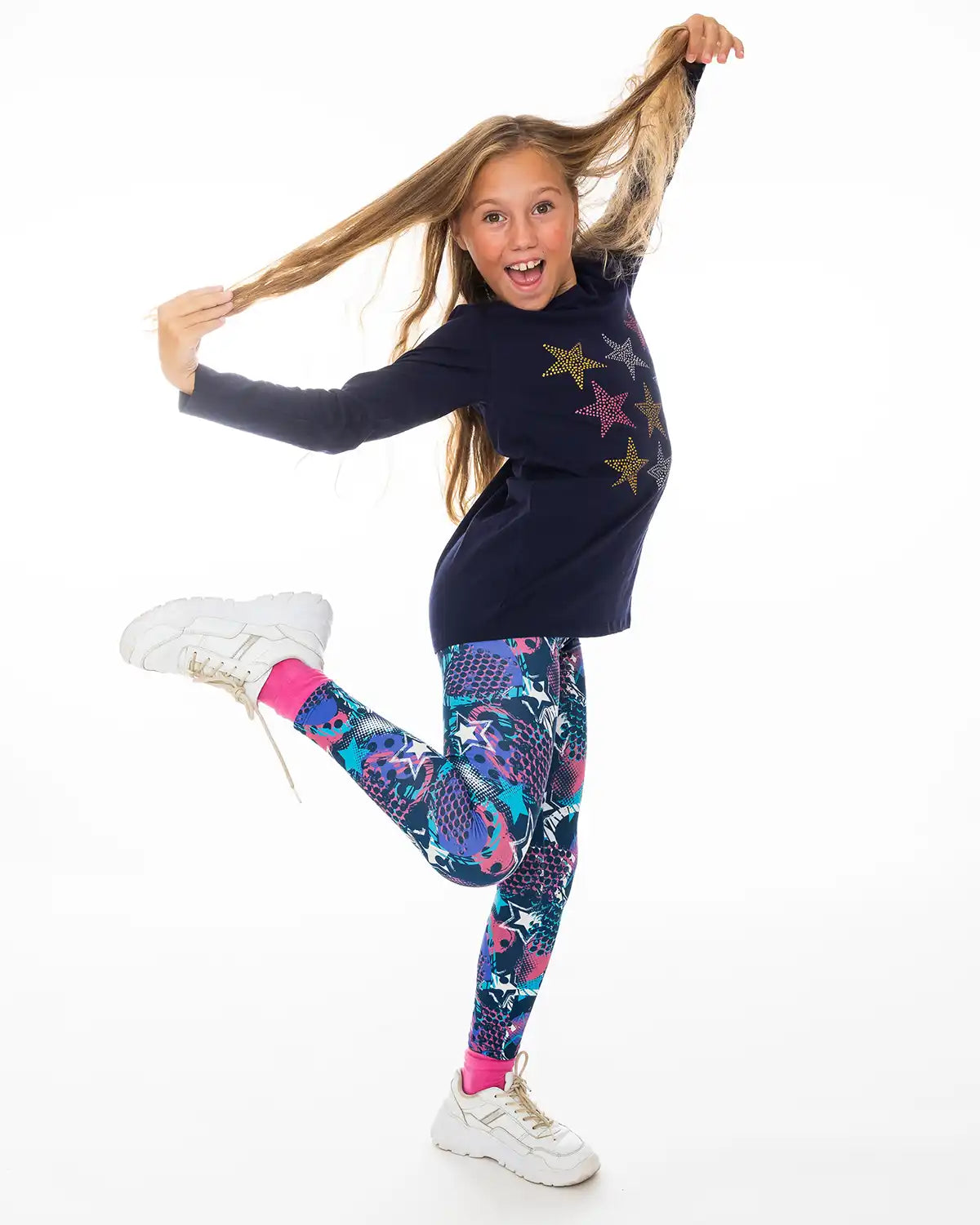 Violet Blue Stars | Dievčenská tunika