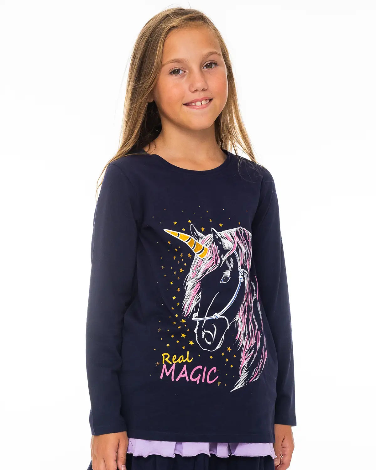 Violet Blue Unicorn | Dievčenská tunika