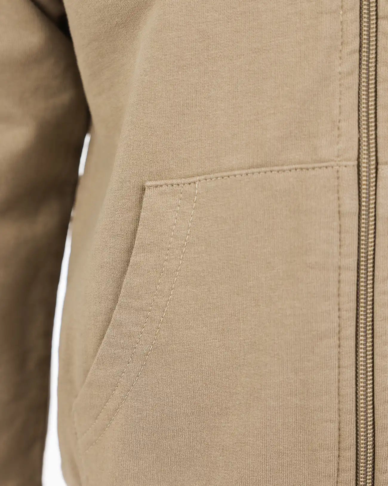 Brown | Chlapčenská mikina na zips s kapucňou