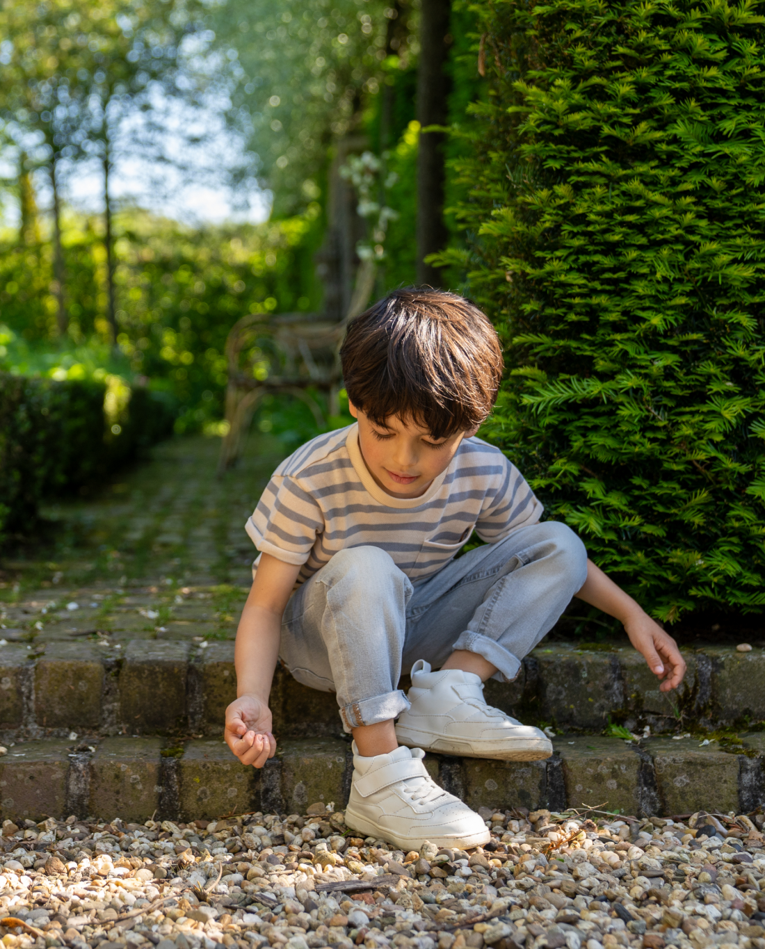 Sandy Stripes | Chlapčenské tričko s krátkym rukávom