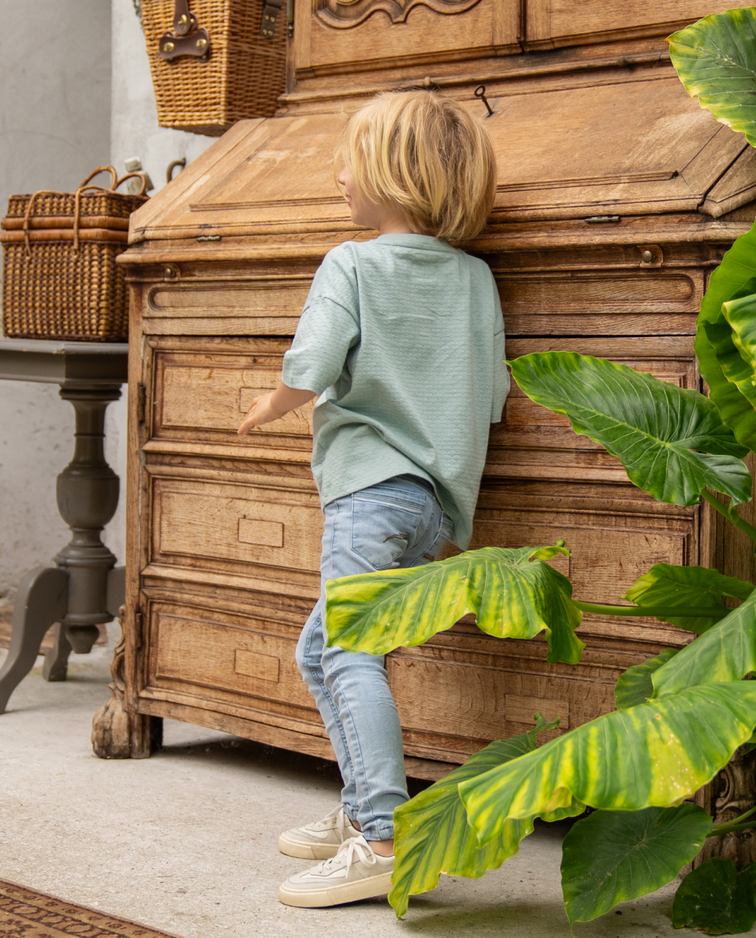 Skylight Blue | Chlapčenské tričko s krátkym rukávom