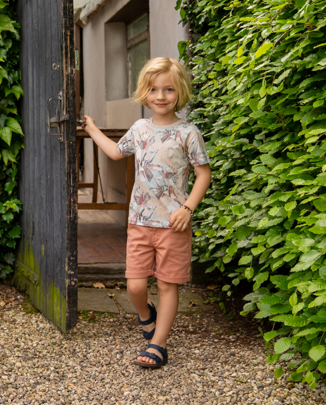 Artisan Beige | Chlapčenské tričko s krátkym rukávom