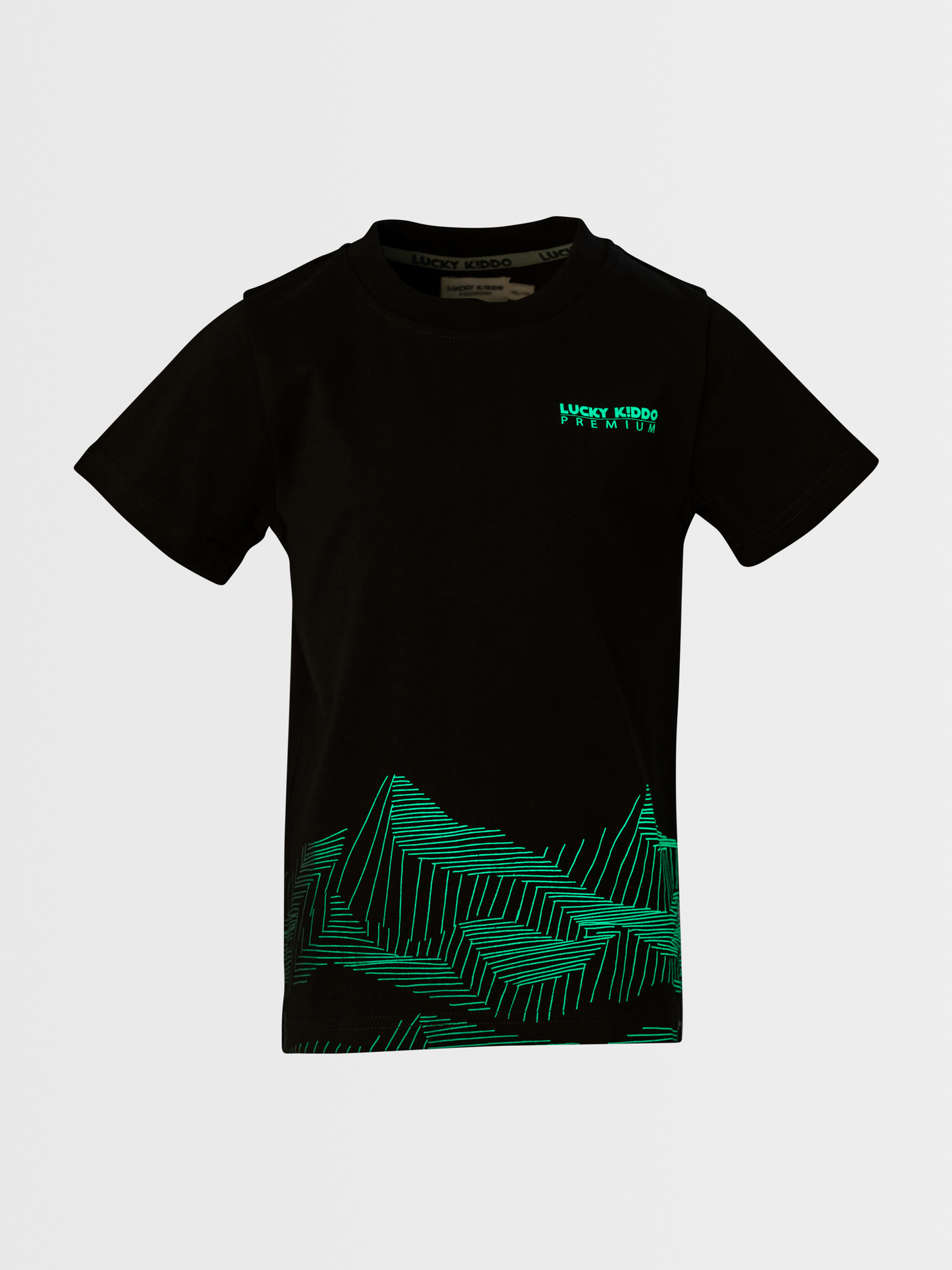 Magic Mountains | Chlapčenské tričko s krátkym rukávom Glow in the dark