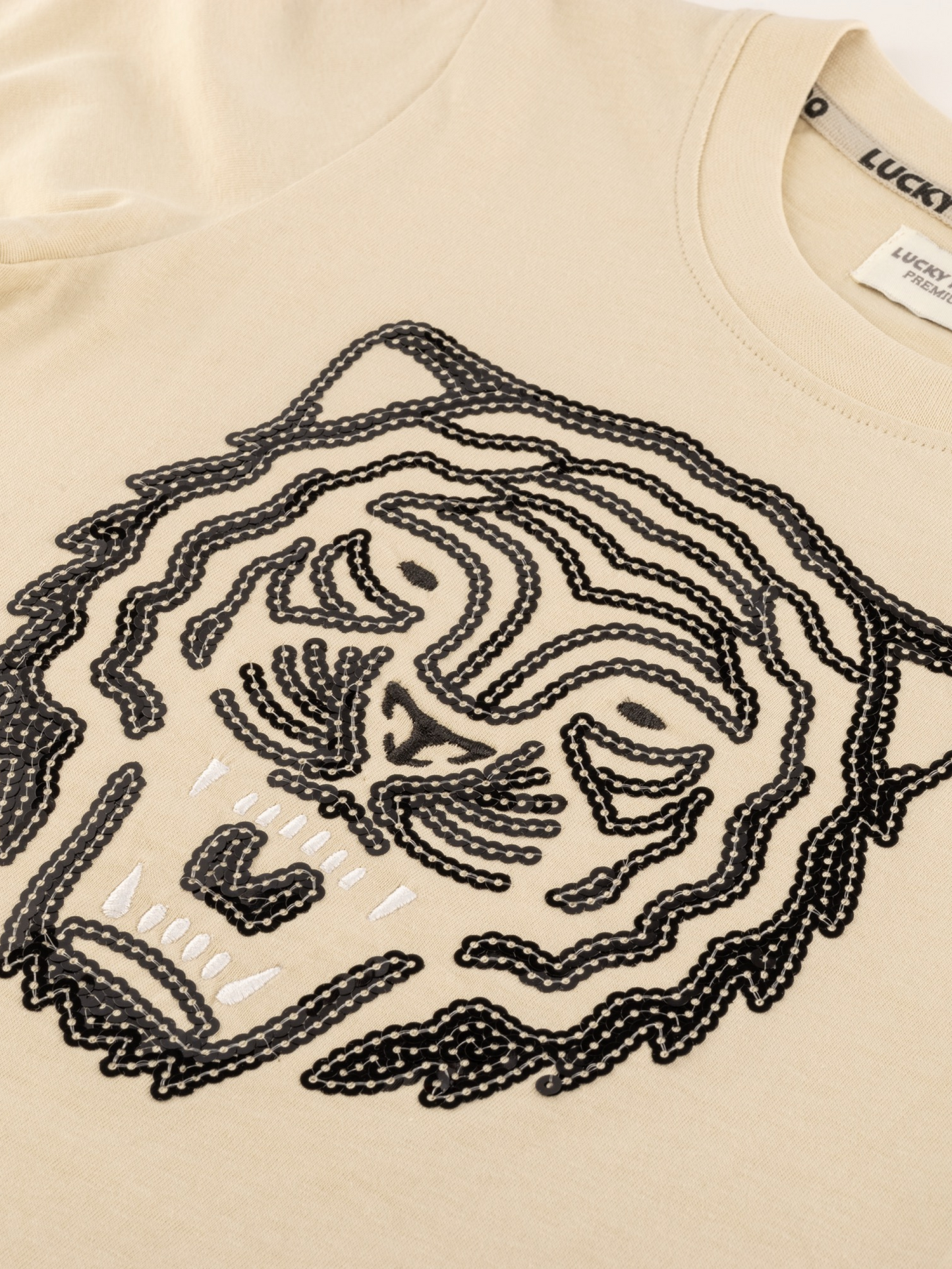 Tiger Beige | Chlapčenské tričko s dlhým rukávom