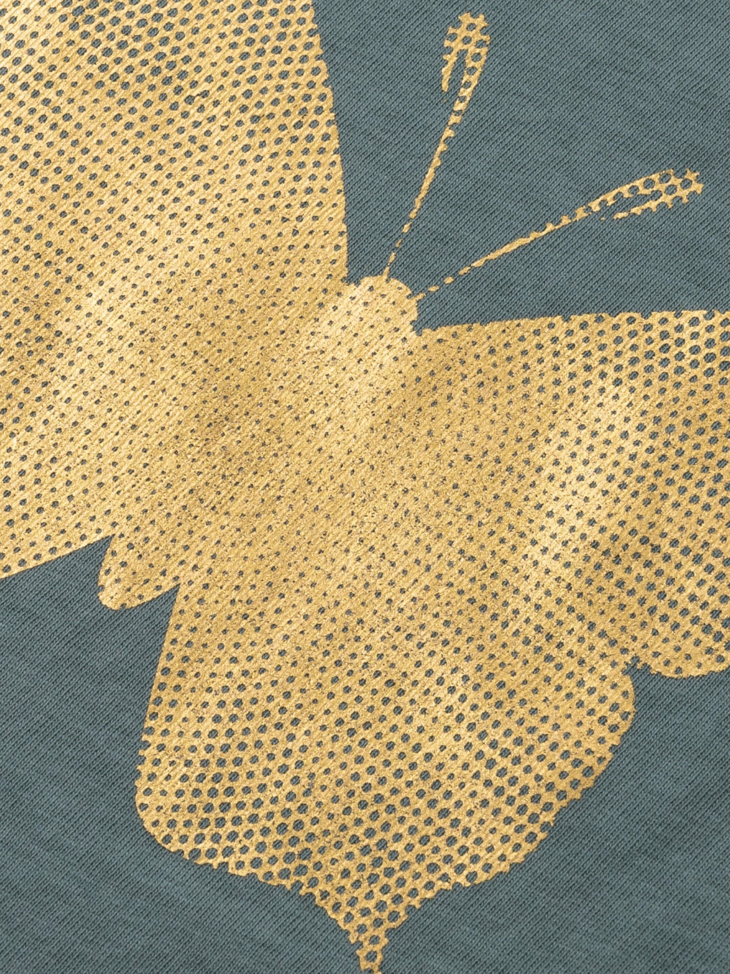 Grey Mist Butterfly | Dievčenské tričko s dlhým rukávom