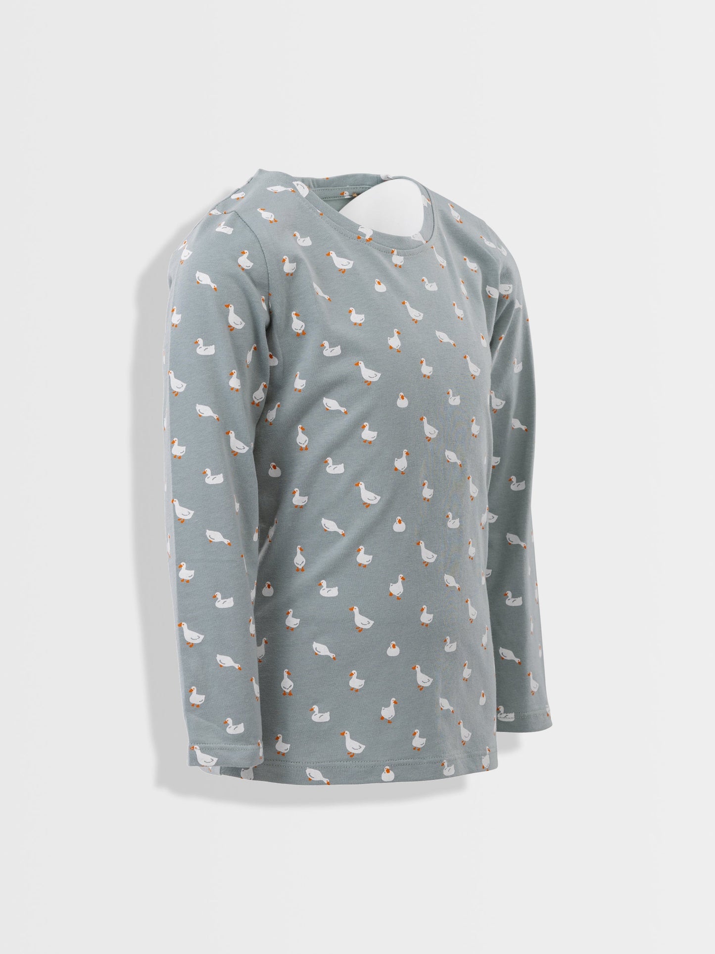 Grey Mist Ducks | Dievčenské tričko s dlhým rukávom