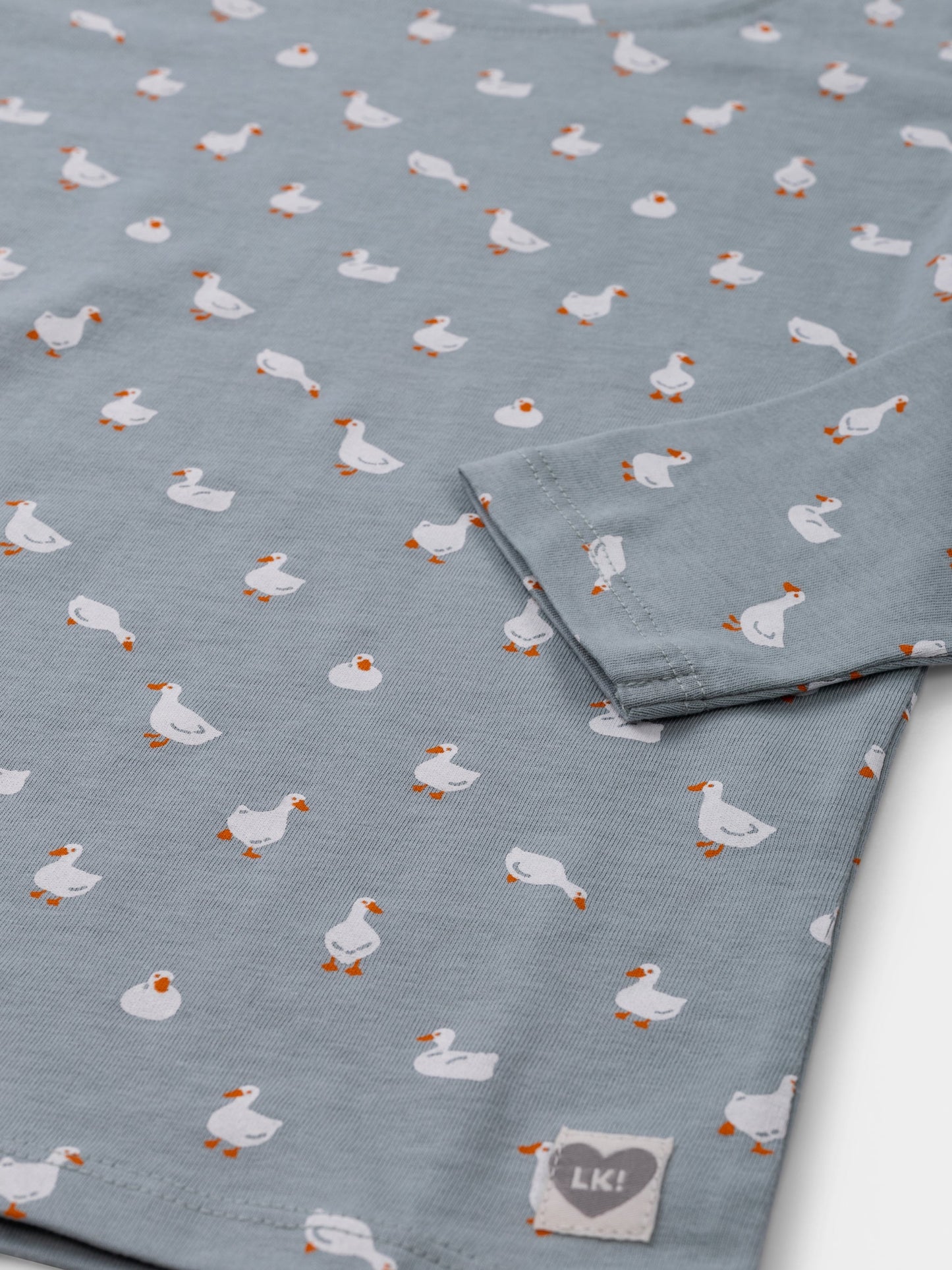 Grey Mist Ducks | Dievčenské tričko s dlhým rukávom