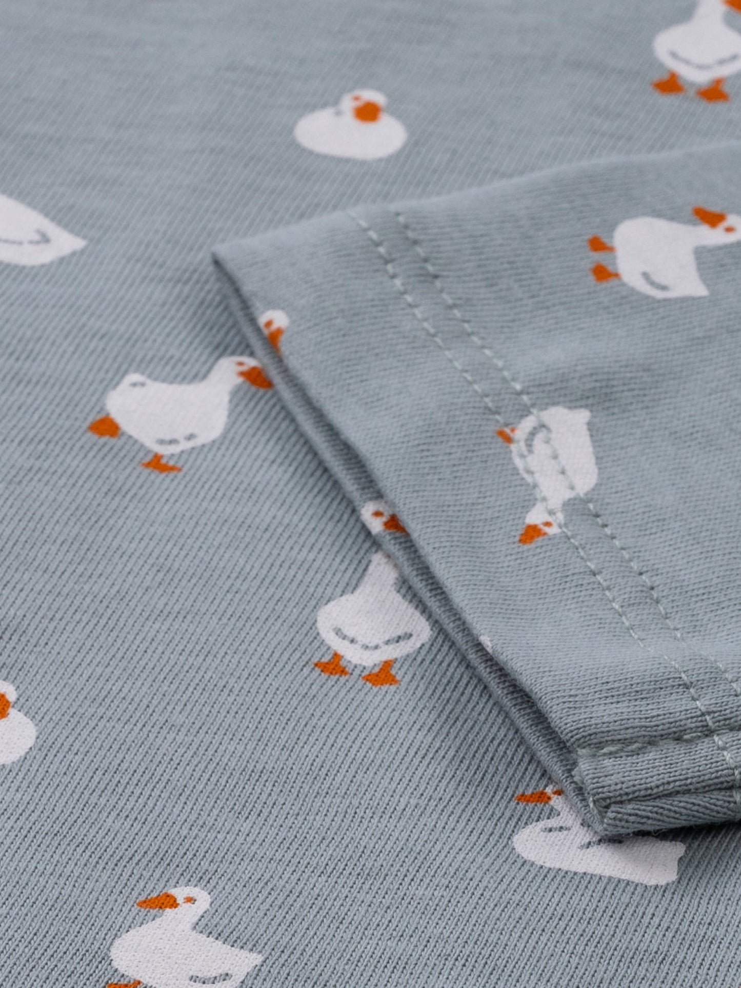 Grey Mist Ducks | Dievčenské tričko s dlhým rukávom