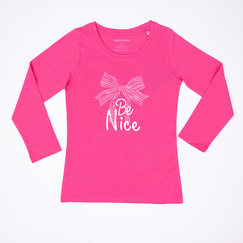 Be Nice | Dievčenské tričko s dlhým rukávom