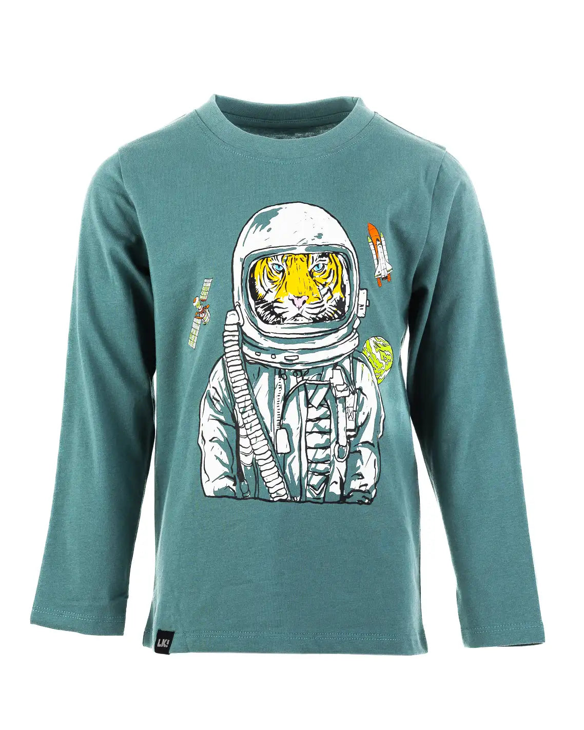 Space Tiger | Chlapčenské tričko s dlhými rukávmi