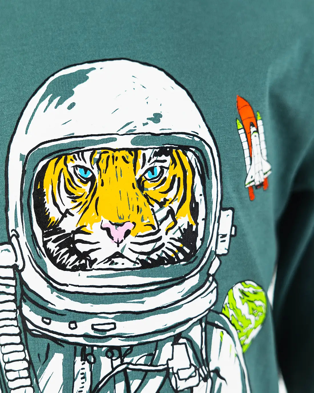 Space Tiger | Chlapčenské tričko s dlhými rukávmi