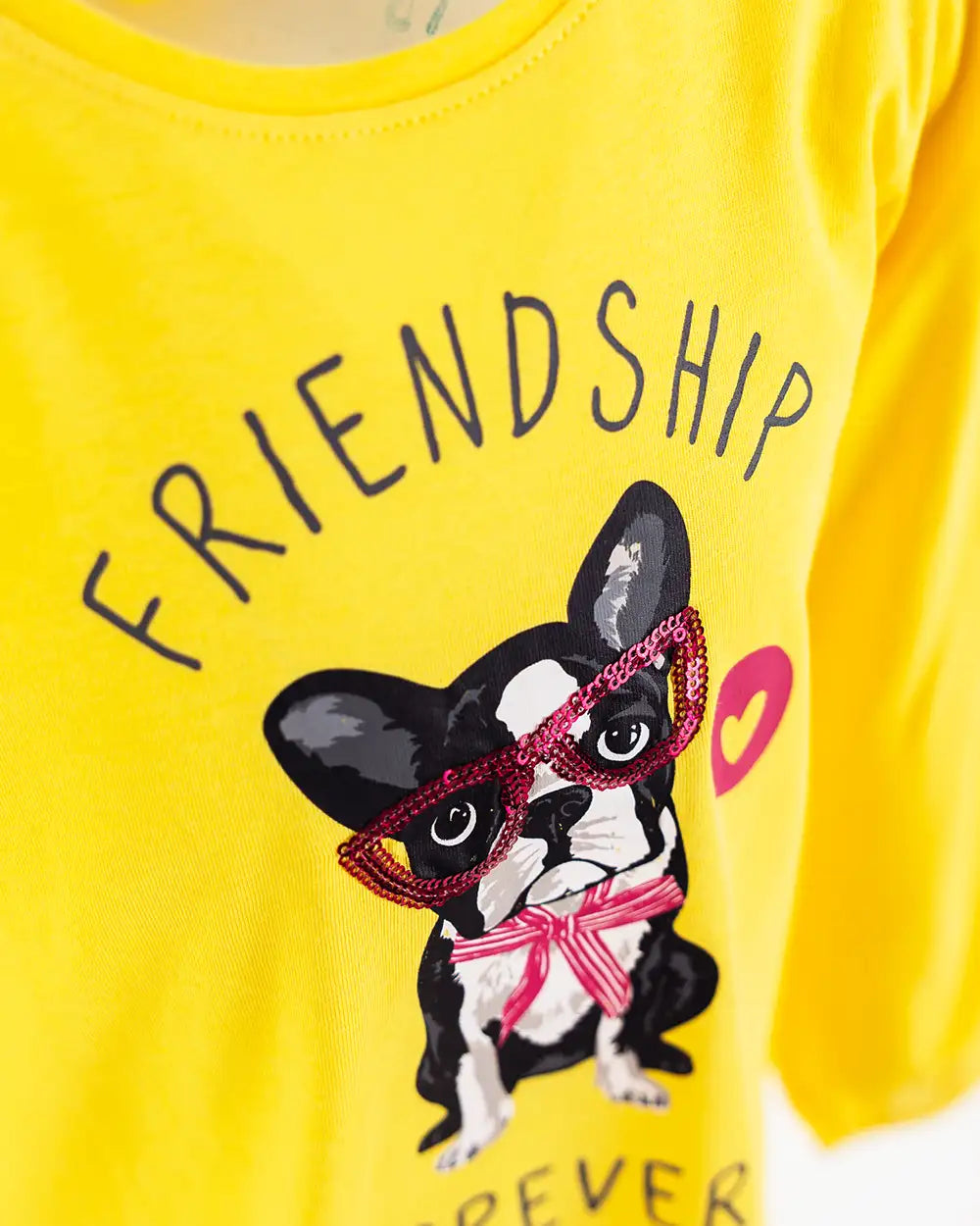 Doggy Friendship | Dievčenská tričko s dlhým rukávom