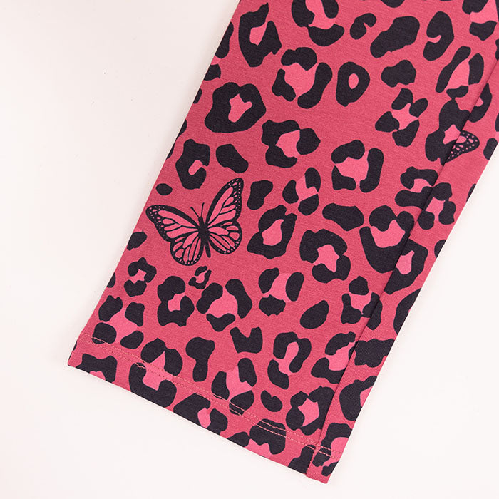 Pink Leopard | Dievčenské legíny