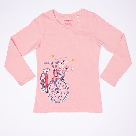 Nice Bike | Dievčenské tričko s dlhým rukávom