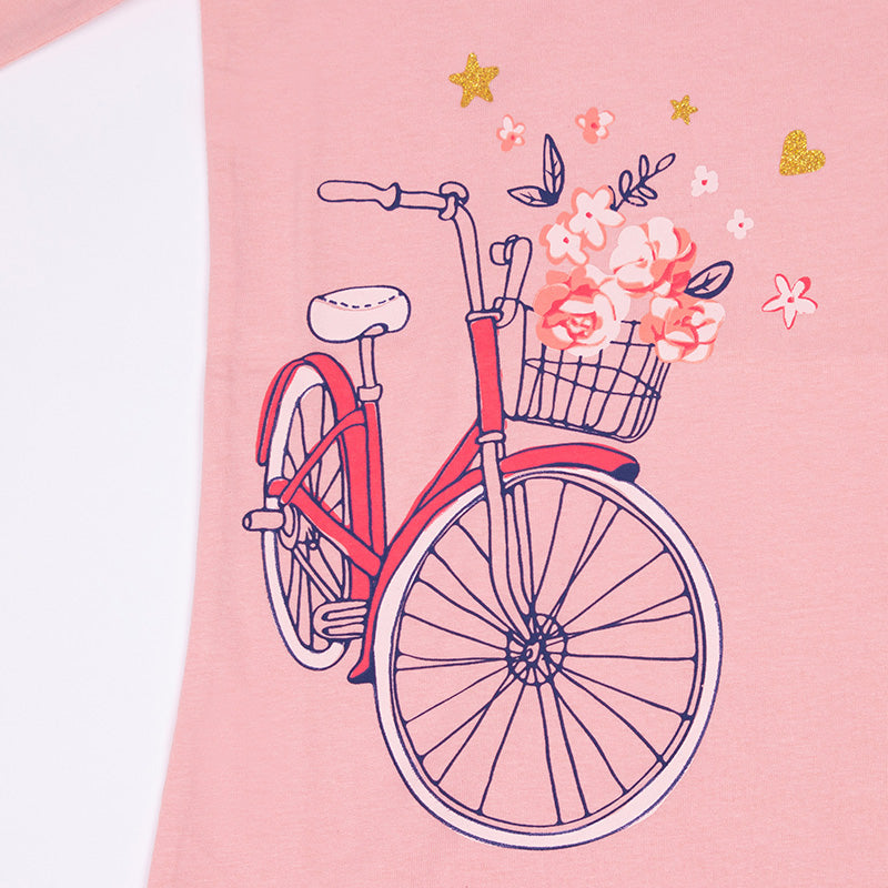 Nice Bike | Dievčenské tričko s dlhými rukávmi