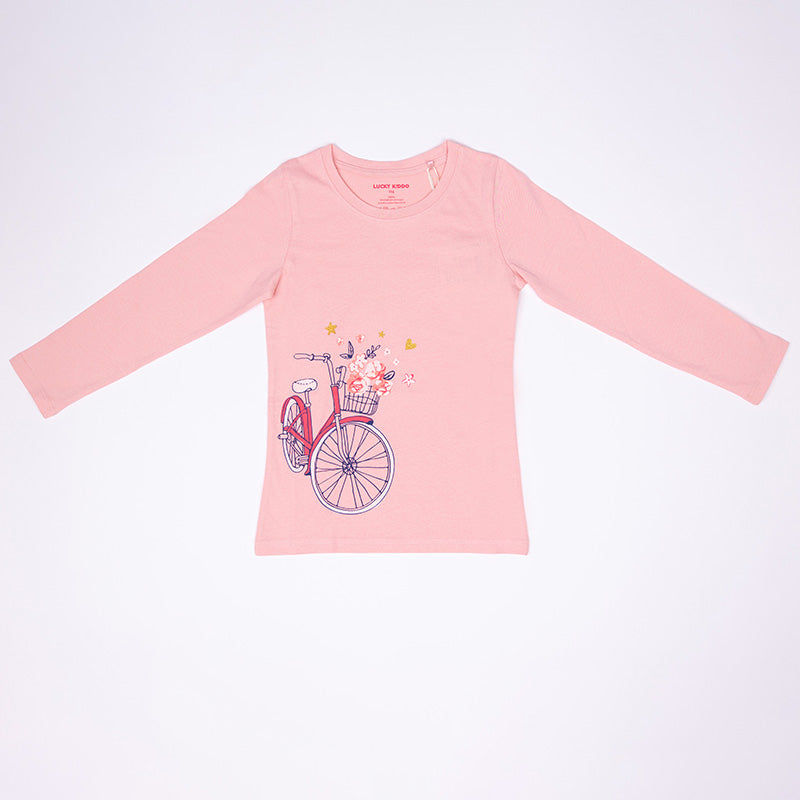 Nice Bike | Dievčenské tričko s dlhými rukávmi