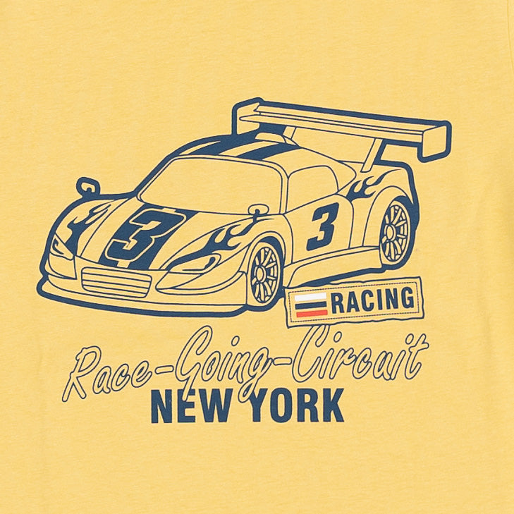 Racing Yellow | Chlapčenské tričko s dlhým rukávom